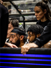 Európsky pohár FIBA: PAOK Solún - BC Prievidza 101:70 (Dávid Bakos)