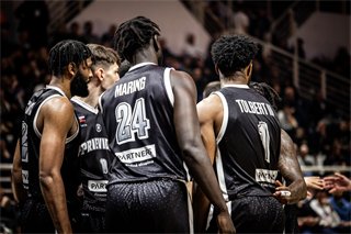 Európsky pohár FIBA: PAOK Solún - BC Prievidza 101:70 (Dávid Bakos)