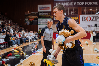 Európsky pohár FIBA: BC Prievidza - Surne Bilbao Basket 46:83 (Vladimír Králik)