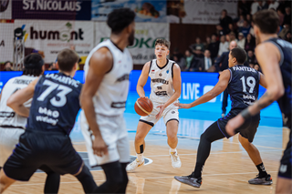 Európsky pohár FIBA: BC Prievidza - Surne Bilbao Basket 46:83 (Vladimír Králik)