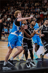 17. kolo TIPOS SBL: BC Prievidza - BC Slovan Bratislava 67:77 (Vladimír Králik)