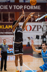 17. kolo TIPOS SBL: BC Prievidza - BC Slovan Bratislava 67:77 (Vladimír Králik)