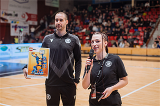 17. kolo TIPOS SBL: BC Prievidza - BC Slovan Bratislava 67:77 (Vladimír Králik)