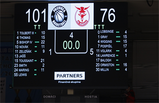 19. kolo TIPOS SBL: BC Prievidza - BC Komárno 101:76 (Ladislav Szibilla)