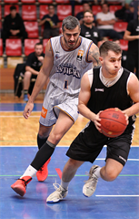 Prípravný zápas - BC Prievidza : Spišskí Rytieri 73:75 (foto: Ladislav Szibilla)