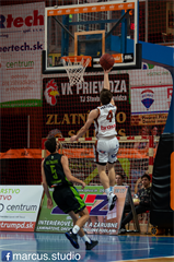 Alpe Adria Cup: BC Prievidza - KK Adra Oil Škrljevo 77:79 (Foto: Marcus Poliak)