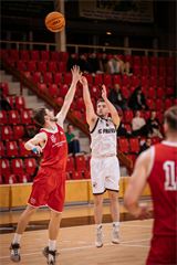 1. liga: BC Prievidza B - Academic ŽU Žilina 72:88 (foto: Vladimír Králik)	