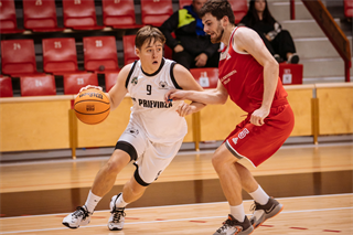 1. liga: BC Prievidza B - Academic ŽU Žilina 72:88 (foto: Vladimír Králik)	