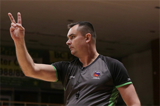1. liga: BC Prievidza B - BK AS Trenčín U23 107:59 (foto: Ladislav Szibilla)	
