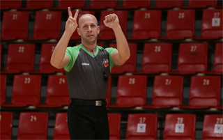 1. liga: BC Prievidza B - BK AS Trenčín U23 107:59 (foto: Ladislav Szibilla)	