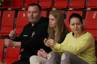 1. liga: BC Prievidza B - BK AS Trenčín U23 107:59 (foto: Ladislav Szibilla)	