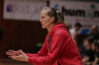 1. liga: BC Prievidza B - BK AS Trenčín U23 107:59 (foto: Ladislav Szibilla)	