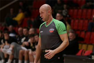 1. liga: BC Prievidza B - BK AS Trenčín U23 107:59 (foto: Ladislav Szibilla)	