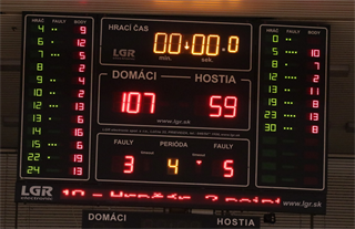 1. liga: BC Prievidza B - BK AS Trenčín U23 107:59 (foto: Ladislav Szibilla)	