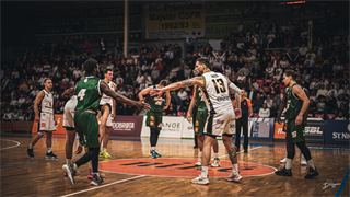 1. Kolo Niké SBL: BC Prievidza - MBK Handlová 55:57 (foto: Lukáš Droppan)	