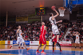 21. kolo Eurovia SBL: BC Prievidza - MBK Rieker Com-Therm Komárno 103:78