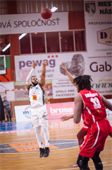 21. kolo Eurovia SBL: BC Prievidza - MBK Rieker Com-Therm Komárno 103:78
