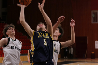 1. liga: BC Prievidza B - BK MŠK Patrioti Žiar n. Hronom U23 75:102 (foto: Ladislav Szibilla)	