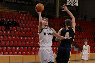 1. liga: BC Prievidza B - BK MŠK Patrioti Žiar n. Hronom U23 75:102 (foto: Ladislav Szibilla)	