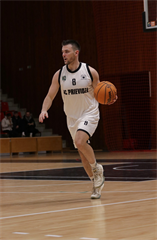 1. liga: BC Prievidza B - BK MŠK Patrioti Žiar n. Hronom U23 75:102 (foto: Ladislav Szibilla)	