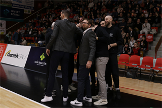 26. Kolo Niké SBL: BC Prievidza - BK Iskra Svit 70:50 (foto: Ladislav Szibilla)	