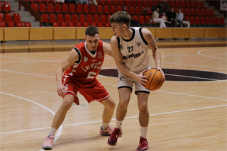 1. liga: BC Prievidza B - BK Slovenský Orol Levoča 102:62 (foto: Ladislav Szibilla)	