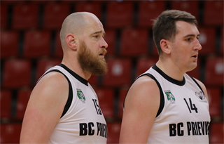 1. liga: BC Prievidza B - BK Slovenský Orol Levoča 102:62 (foto: Ladislav Szibilla)	