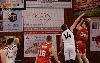 1. liga: BC Prievidza B - BK Slovenský Orol Levoča 102:62 (foto: Ladislav Szibilla)	