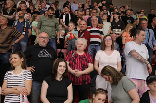 1. zápas štvrťfinále Niké SBL: BC Prievidza - Inter Bratislava 88:84 (foto: Ladislav Szibilla)	
