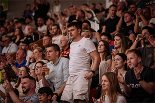 1. štvrťfinále Niké SBL: BC Prievidza - Inter Bratislava 88:84 (foto: Vladimír Králik)	