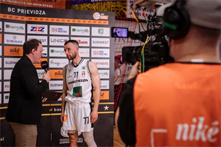 1. štvrťfinále Niké SBL: BC Prievidza - Inter Bratislava 88:84 (foto: Vladimír Králik)	