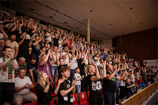 1. štvrťfinále Niké SBL: BC Prievidza - Inter Bratislava 88:84 (foto: Vladimír Králik)	