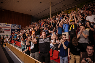 1. štvrťfinále Niké SBL: BC Prievidza - Inter Bratislava 88:84 (foto: Vladimír Králik)	