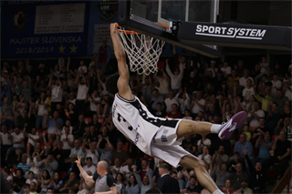 3. zápas semifinále Niké SBL: BC Prievidza - Spišskí Rytieri 102:89 (foto: Ladislav Szibilla)	