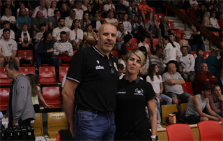 3. zápas semifinále Niké SBL: BC Prievidza - Spišskí Rytieri 102:89 (foto: Ladislav Szibilla)	