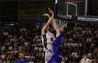3. zápas semifinále Niké SBL: BC Prievidza - Spišskí Rytieri 102:89 (foto: Ladislav Szibilla)	