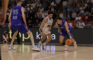 3. zápas semifinále Niké SBL: BC Prievidza - Spišskí Rytieri 102:89 (foto: Ladislav Szibilla)	