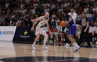 3. zápas semifinále Niké SBL: BC Prievidza - Spišskí Rytieri 102:89 (foto: Ladislav Szibilla)	