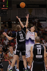 Príprava: BC Prievidza - Basket Brno 77:69 (Foto Ladislav Szibilla)