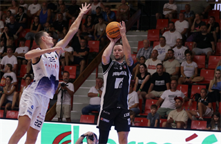 Príprava: BC Prievidza - Basket Brno 77:69 (Foto Ladislav Szibilla)