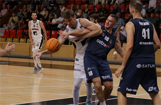 Príprava: BC Prievidza : NH Ostrava 92:76 (Foto Ladislav Szibilla)	