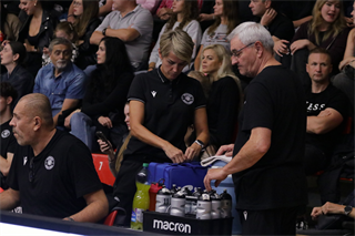 Európsky pohár FIBA: BC Prievidza - Alba Fehervar 102:85 (Foto Ladislav Szibilla)	