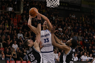 Európsky pohár FIBA: BC Prievidza - Alba Fehervar 102:85 (Foto Ladislav Szibilla)	