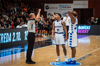 Európsky pohár FIBA: BC Prievidza - Alba Fehervar 102:85 (Foto: Vladimír Králik)	